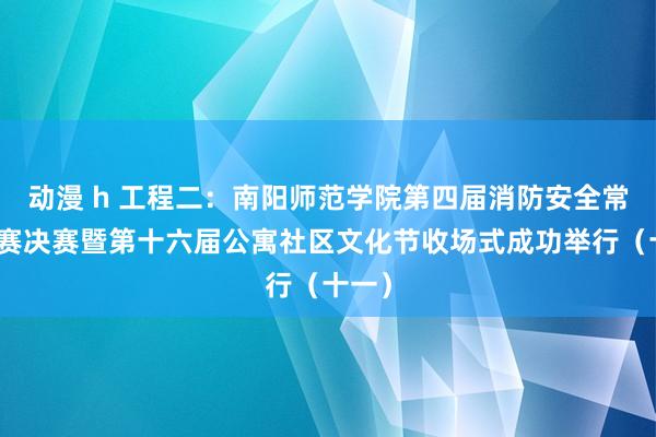 动漫 h 工程二：南阳师范学院第四届消防安全常识竞赛决赛暨第十六届公寓社区文化节收场式成功举行（十一）